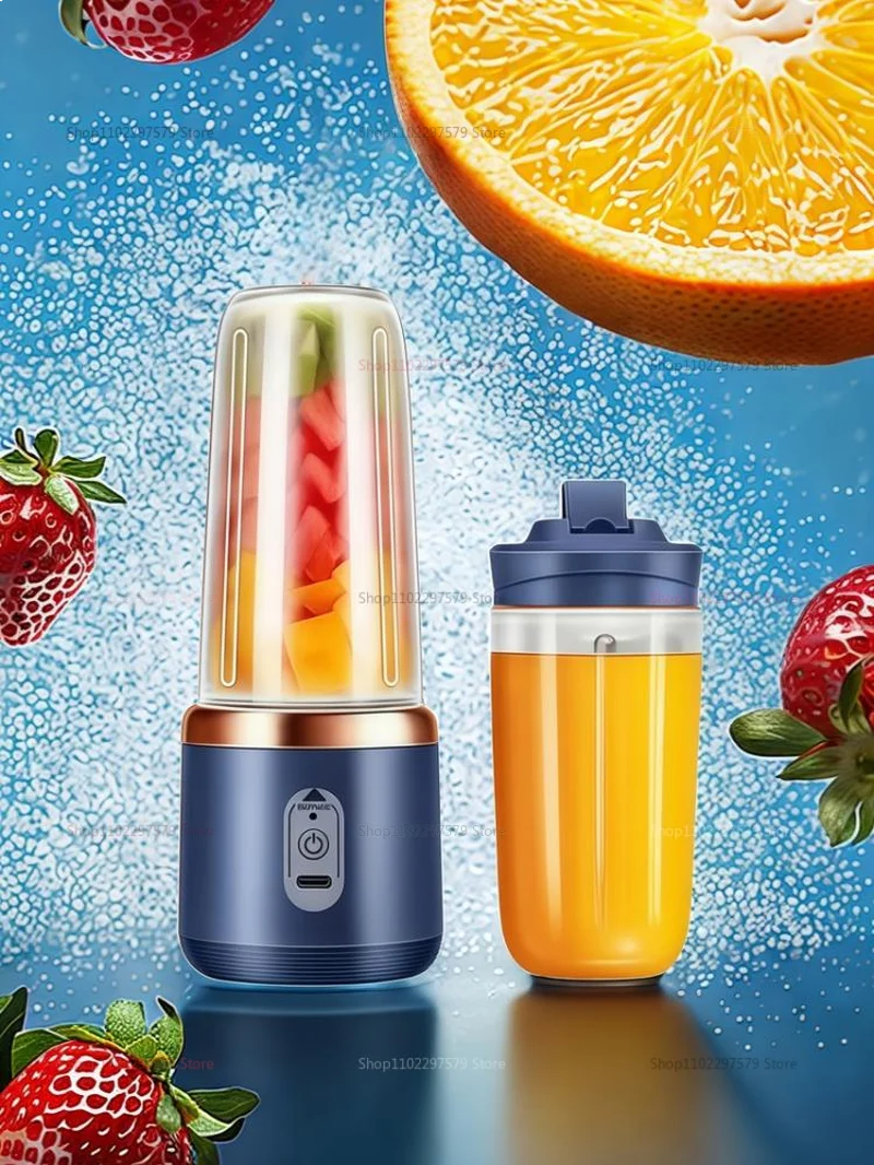 Double Cup Mini Juicer Blender