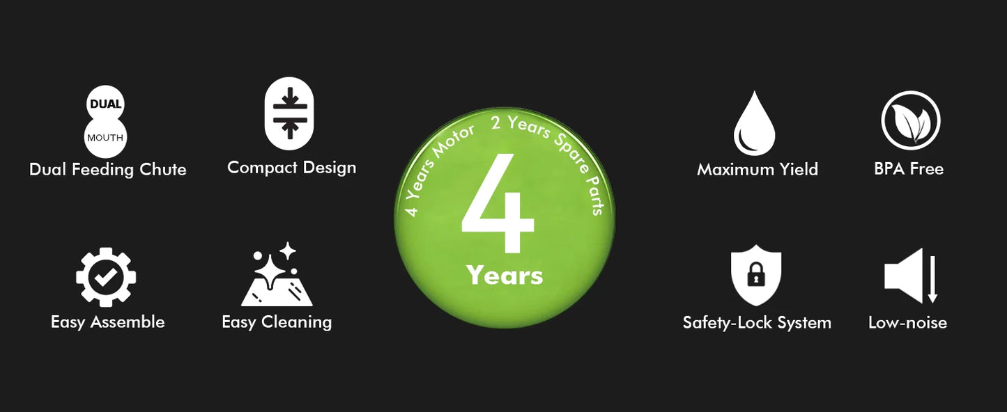 SiFENE Slow Masticating Juicer