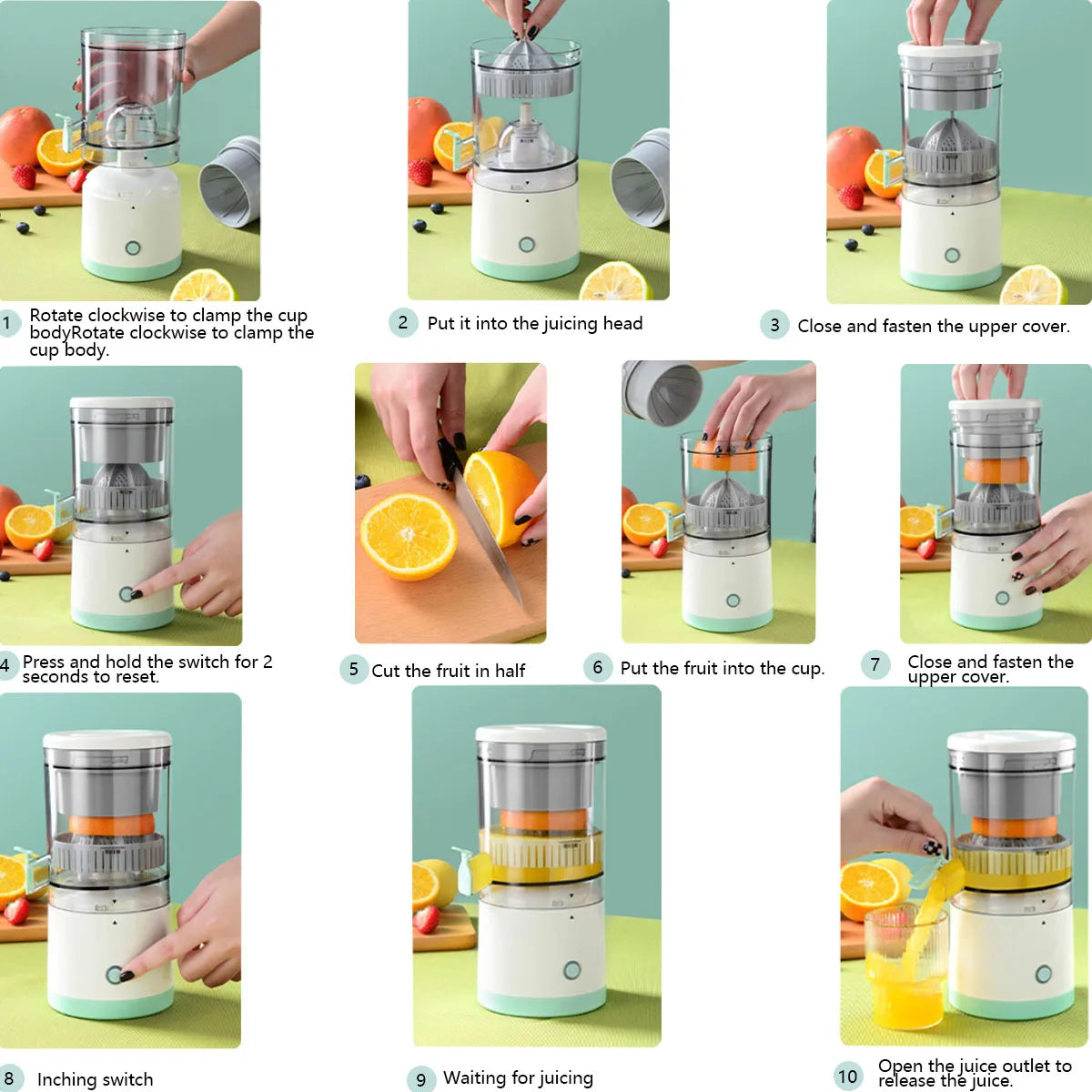 Wireless USB Citrus Juicer